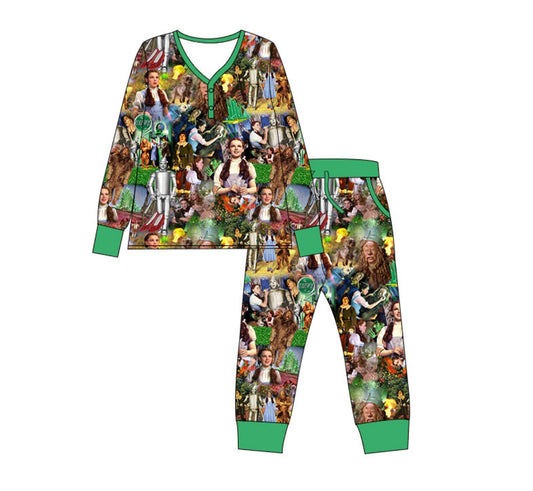 Adult Emerald Green PJ Set